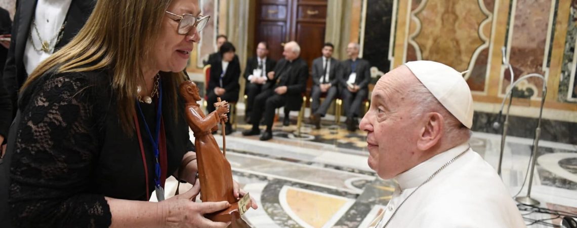Presidente Internacional de CIDIR participó de encuentro con el Santo Padre